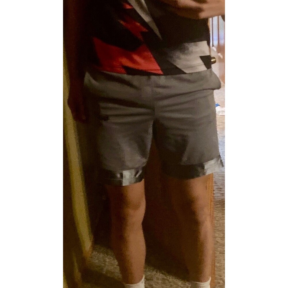 Nike Vintage Elite Stripe Short Basketball Dazzle Shorts Dri Fit Gray Mens Sml